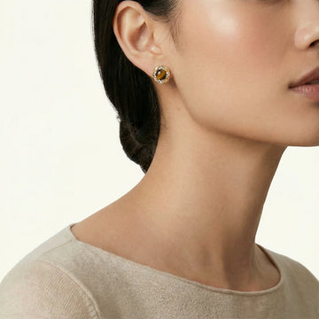 Tiger's eye earrings